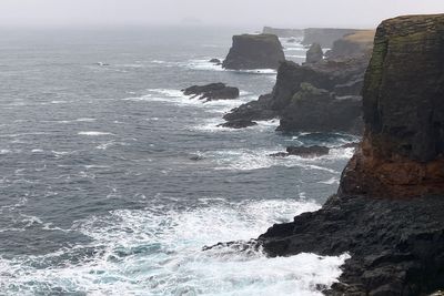 The Eshaness sea cliffs