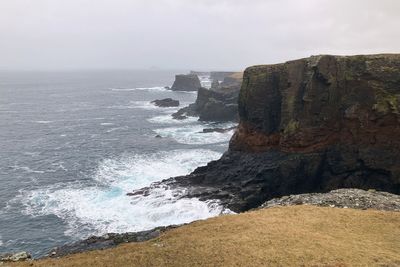 The Eshaness sea cliffs