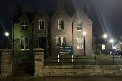 Supposed police station from 'Shetland' series