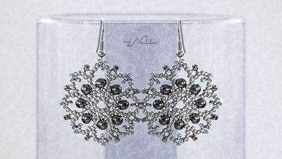 Silver Lace Earrings