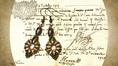 Flower Chain Earrings