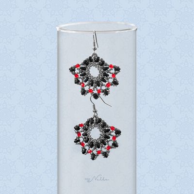 Silver Fan Earrings
