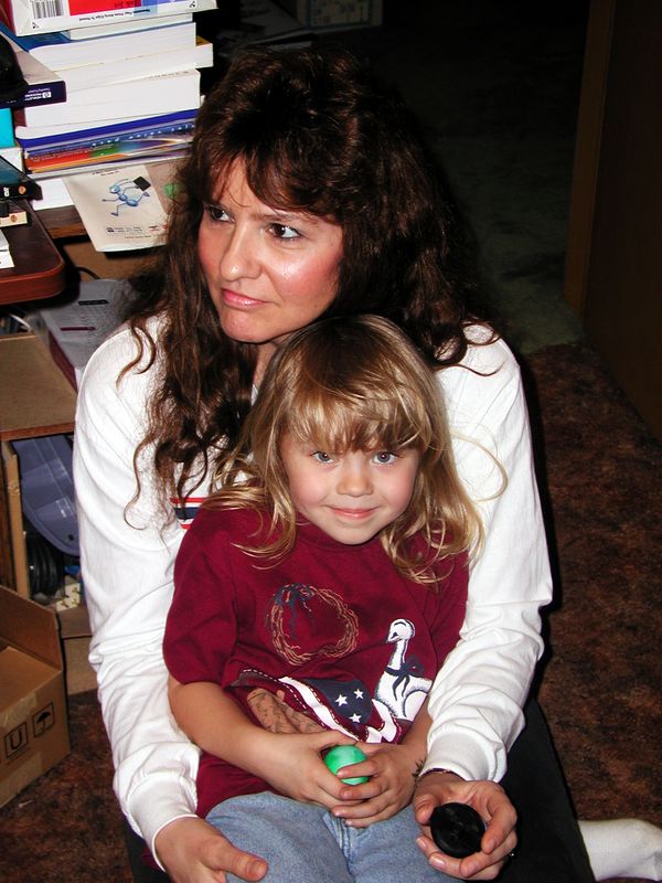 Wiley (mMy Granddaughter) and Irma 