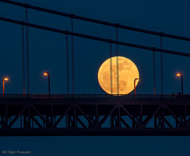 Full Moonrise from Kirby Cove