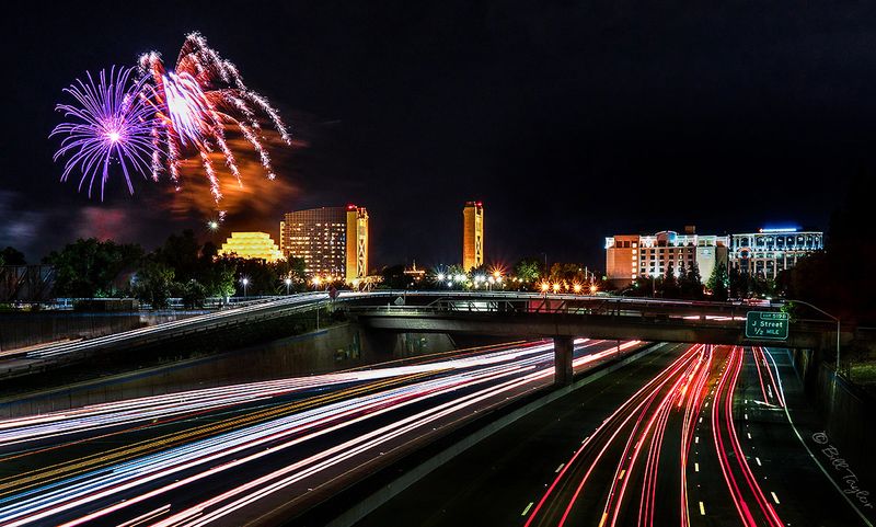 Sacramento over I-5