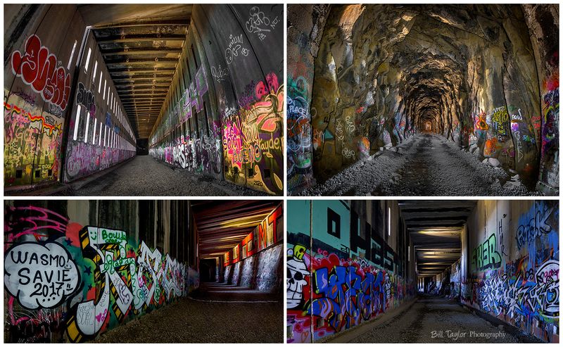 Donner Pass Railroad Tunnels And Avalanche Snow Sheds