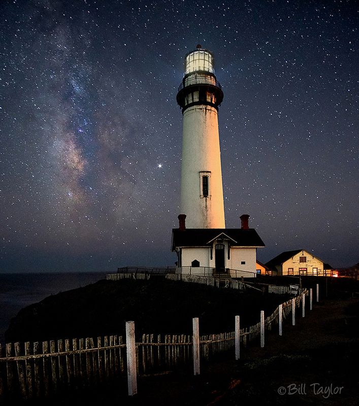 Pigeon Point and the Milky Way  (2019)