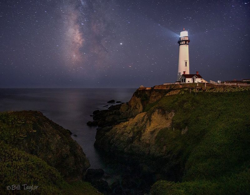 Pigeon Point and the Milky Way (2019)