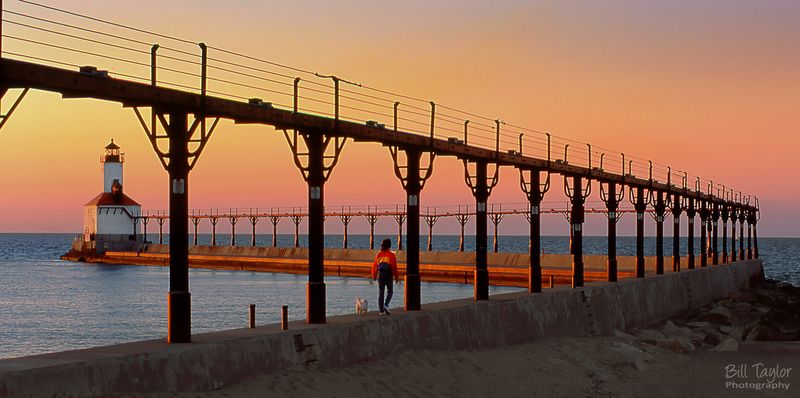  Lighthouses On Lake Michigan