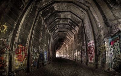 Historic Donner Pass Railroad Tunnels And Avalanche Snow Sheds