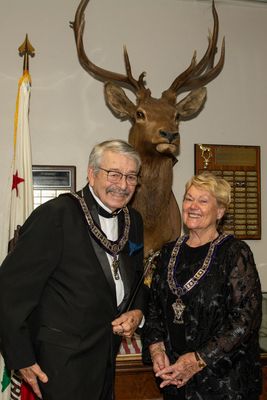 240320 New officers initiation at the Elks Lodge 2697
