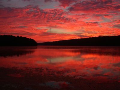 Power's lake sunrise