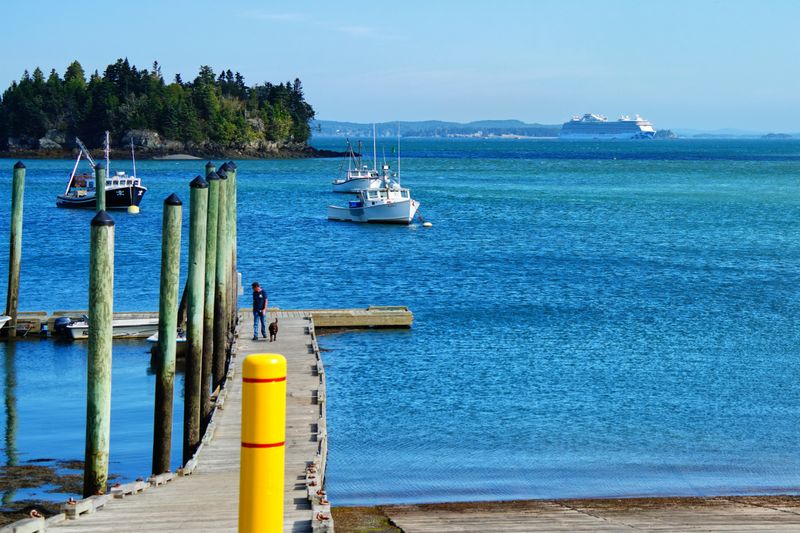 Lubec Boat Landing With Strange Object