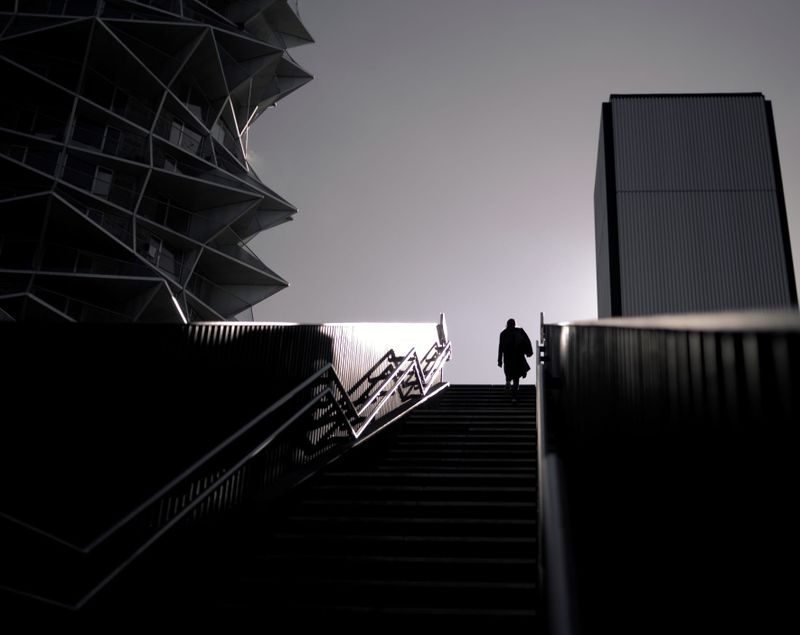 The Passenger: Elevator Shaft & Staircase, Dybbolsbro Station, Copenhagen, September 204