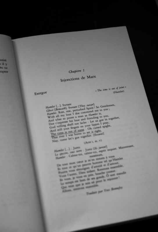 Jacques Derrida: Chapitre 1 - Injonctions de Marx
