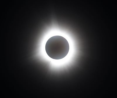 Totality begins