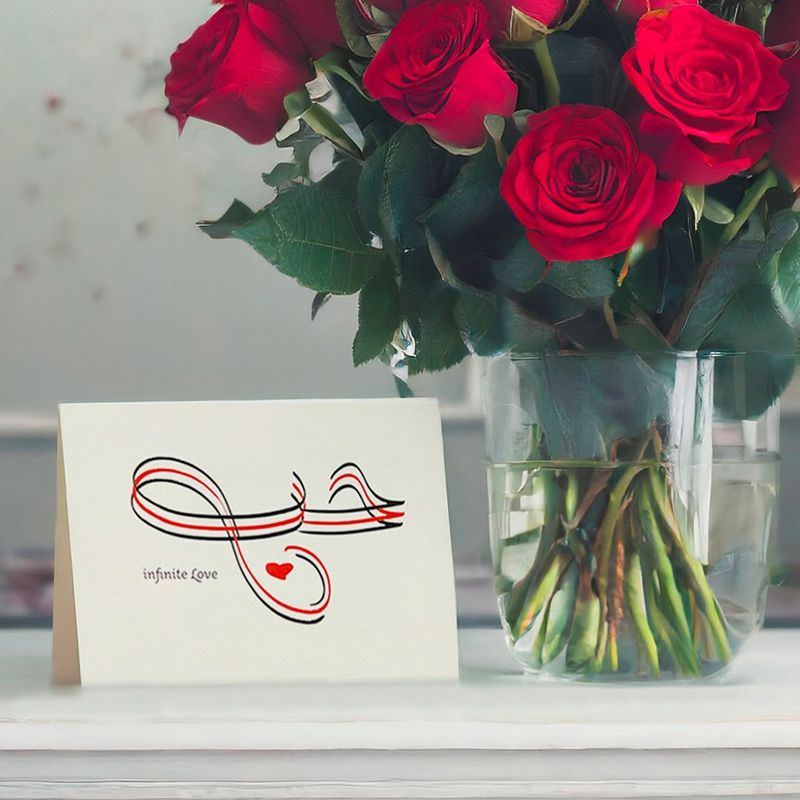 Infinite Love greeting card from the LOVE IS IN THE AIR collection.jpeg