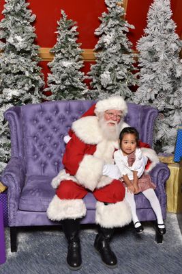 Myas 3rd y with Santa