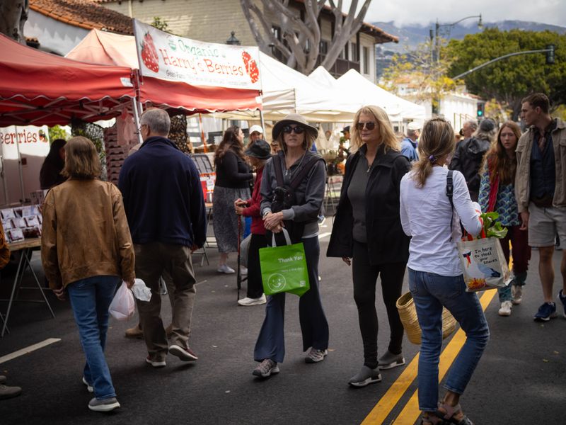 strolling through the market