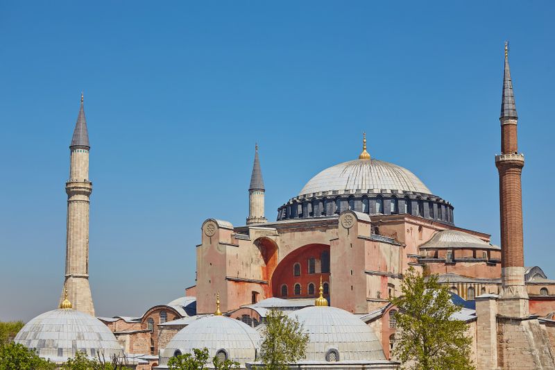 Haghia Sophia in Istanbul Turkey.