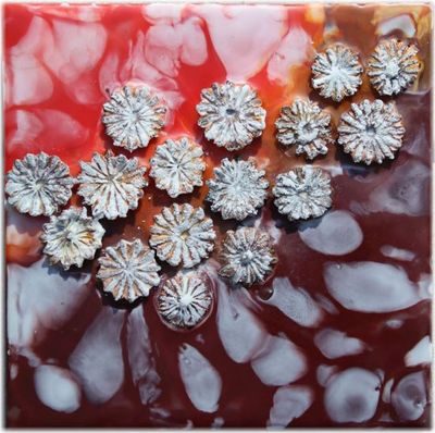 WAX DRIP PAINTINGS BY SARAH