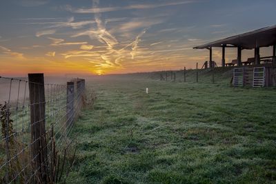 Ochtendsfeer vanaf de zeedijk (bij Emmadorp)