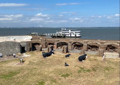 The Tour Boat that Visits Fort Sumter