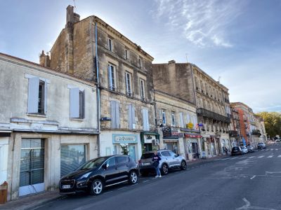 Street in Blaye Across from the Citadel