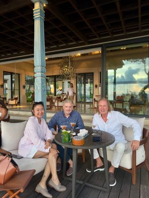 Hellmut Issels, April 2025, with my friend Michael and his wife Mae