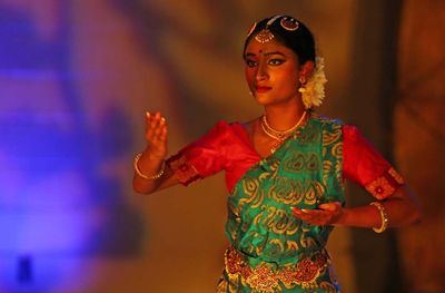 2024_07_14 Thousand Faces Festival - Dancers and Drummers - Malavika Venkatsubbaiah