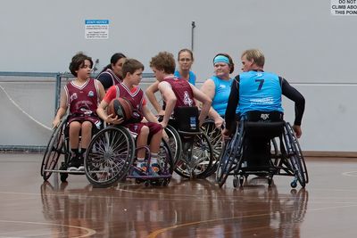 Wheelchair Sports Blue vs Manly Wheel Eagles