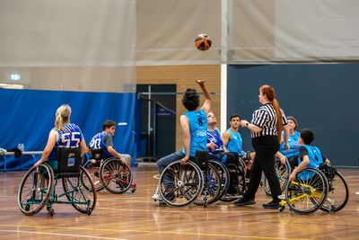 Central Waves Vs Wheelchair Sports Blue