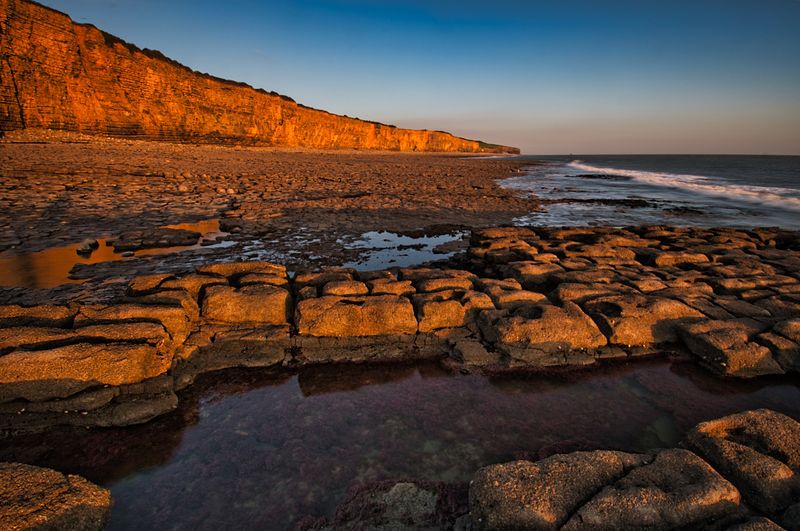 Llantwit Major rock pool.