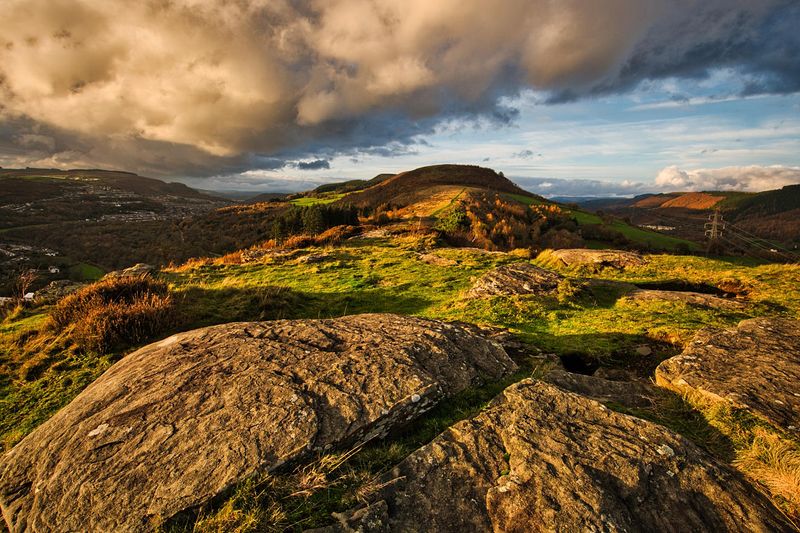 The Cynon and Taff Valleys.
