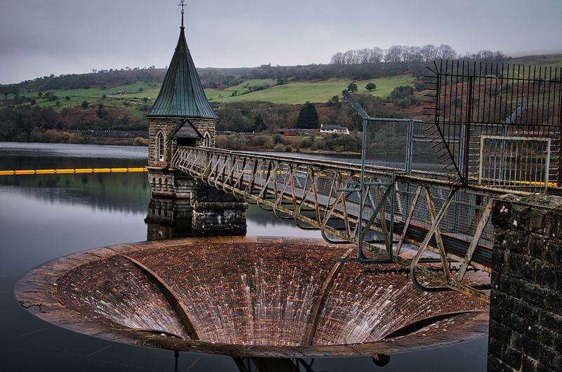 Pontsticill Reservoir.