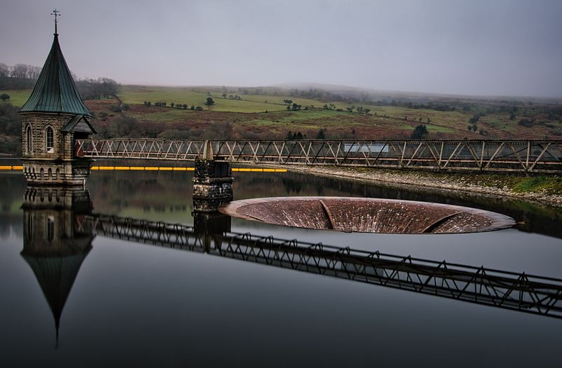 Pontsticill Reservoir.