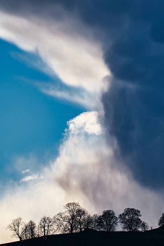 Winter shower.