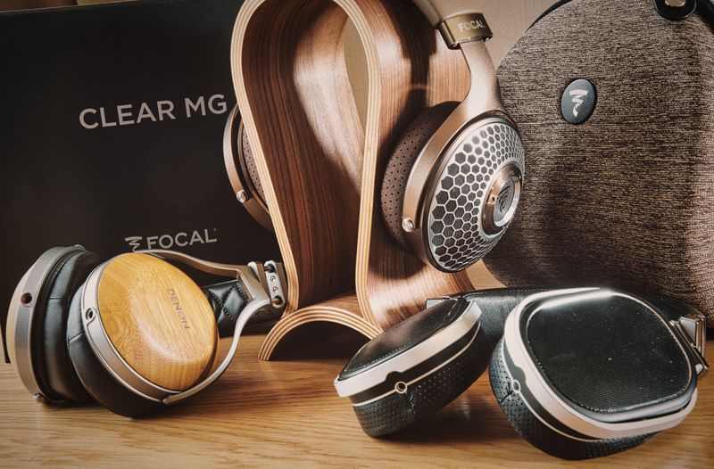 My headphone family.