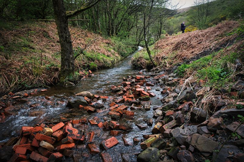 The old Aberdare Brick Works leet, or whats left.