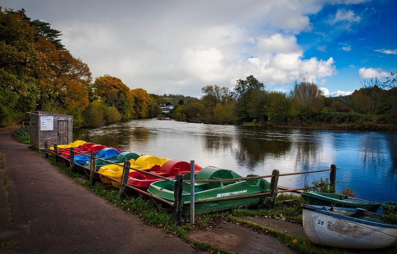 Promenade, Brecon. Laid up for the winter.