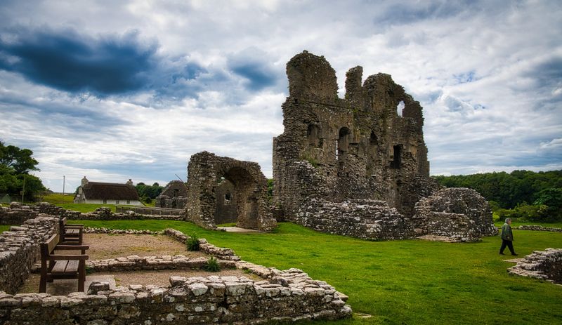 Ogmore Castle.