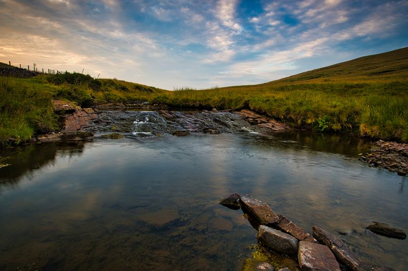Evening light Afon Llia