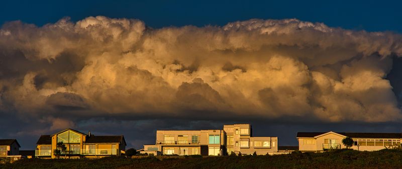 Reflections and cloud, Porthcawl.