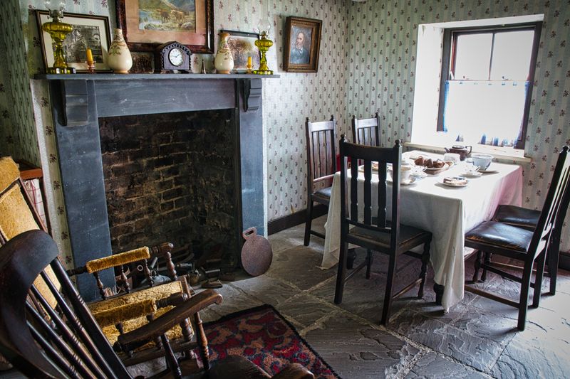Blaenavon Ironworks Cottage interior.