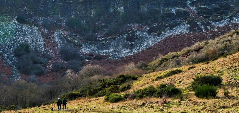 Frost on the Bwllfa.