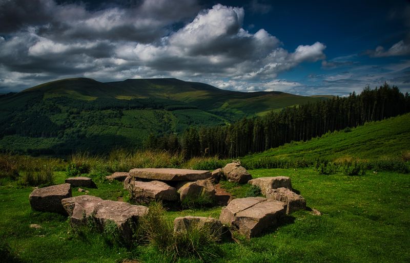 Above Tal-y-Bont reservoir on Dyffryn Crawnon.