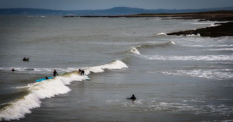 Catch a wave, Porthcawl.