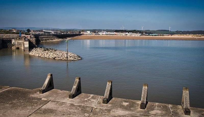 Trecco Bay from Porthcawl Breakwater.