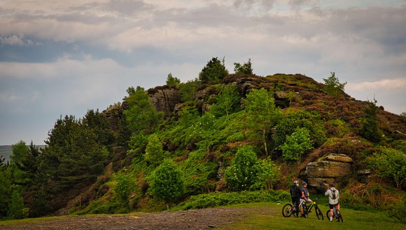 Mountain bikers.