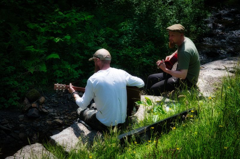 Lovely spot for some guitar practice.